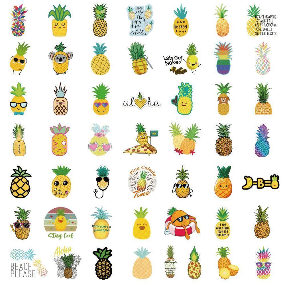 50 Pineapple 02 stickers